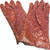 Ugly Red Gloves, PCV Chip Rough-Coated Gloves for Drain Cable Operators. 