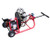 J-Maxx sewer machine by Duracable Manufacturing with 6" wheels and T-handle for ease of operator