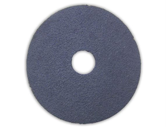 Resin fibre backed sanding discs