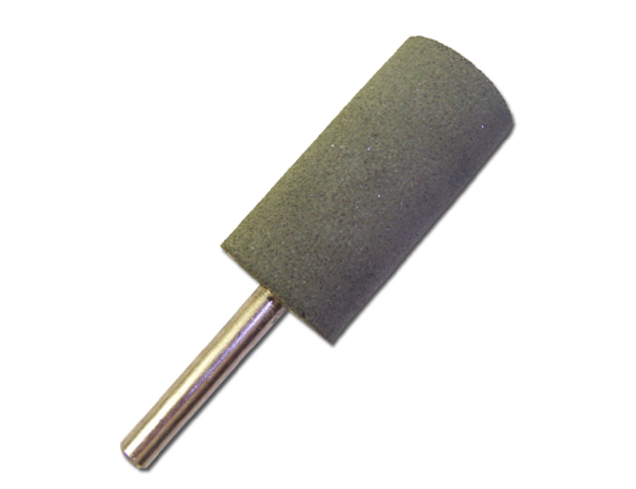 W222 Rubber Mounted Point - 1" x 2" x 1/4" - A46 - Aluminum Oxide