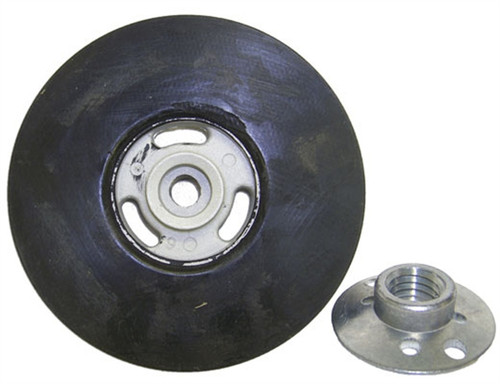 Resin fiber disc backing pad