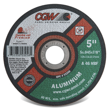 CGW Aluminum Cut-Off Wheels (T27 - A46N)