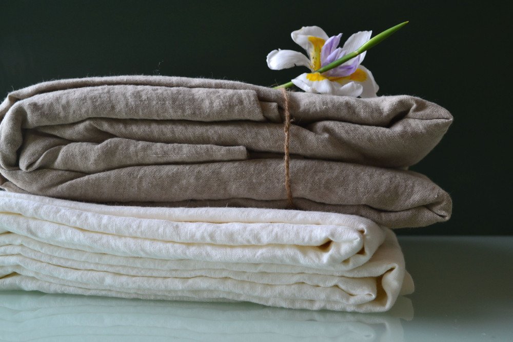 Natural Undyed Linen Flat/Top sheet