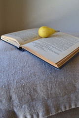 Natural (Undyed), Rustic, Heavyweight Linen Pillowcase