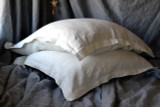 Ivory, Rustic, Heavyweight Linen Pillowcase