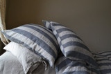 Country Cottage, Striped Linen Pillowcase