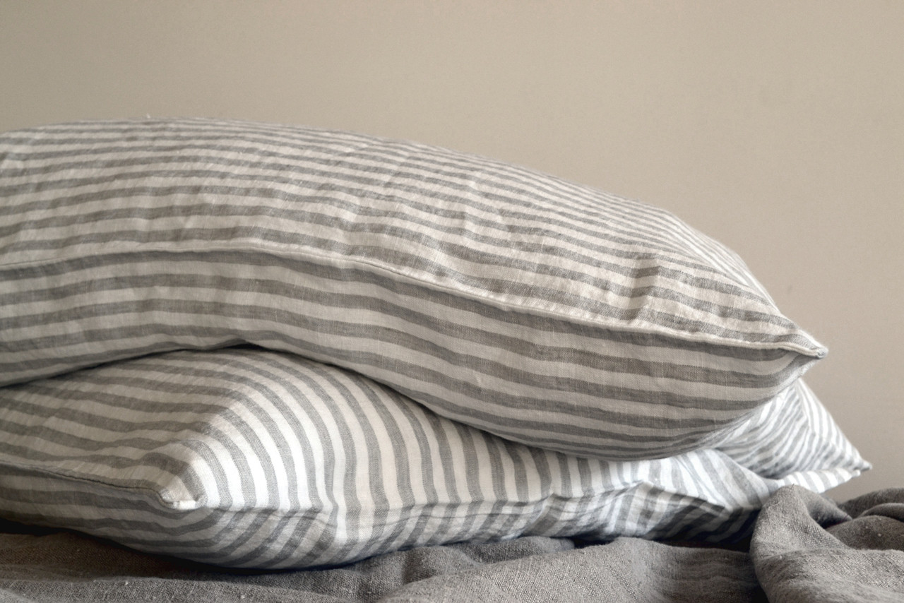 pinstripe pillow cases