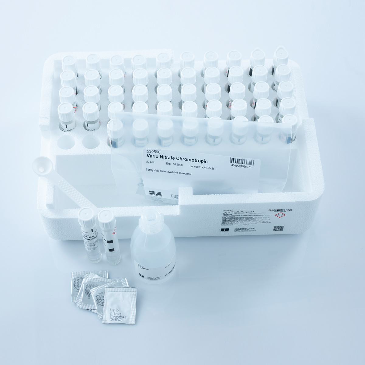 Nitra Testing Lab VARIO NITRATE TUBE TEST REAGENT SET 25 TESTS - ANALYTICAL WATER SOLUTIONS