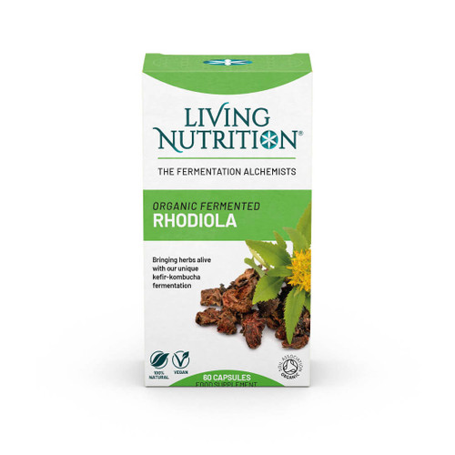 Living Nutrition Organic Fermented Rhodiola 60 caps