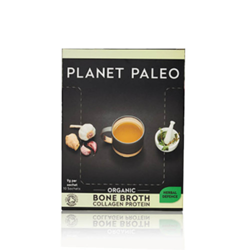 Planet Paleo Organic Bone Broth Herbal Defence 10 sachets