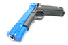 Galaxy G20 Full Scale M945 pistol in Full Metal in blue