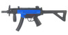 Galaxy G5 MP5 replica with folding stock and Metal Gearbox in blue
