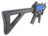 Galaxy G5 MP5 replica with folding stock and Metal Gearbox in blue