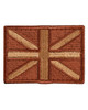 Tactical Patch Fabric Union Jack Patch in Desert