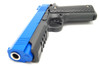 Galaxy G25 K Warrior Full Scale Metal pistol With Rail Blue Galaxy G25 K Warrior Full Scale Metal pistol With Rail Blue