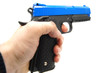 Galaxy G25 K Warrior Full Scale Metal pistol With Rail Blue Galaxy G25 K Warrior Full Scale Metal pistol With Rail Blue