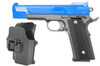 Galaxy G20H Full Metal M945 Pistol in Blue with Holster
