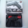 Galaxy G6H M1911 Full Metal Pistol with Holster in Red