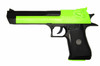Zombie Army Desert Eagle Spring Pistol in Radioactive Green