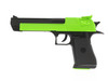 Zombie Army Desert Eagle Spring Pistol in Radioactive Green
