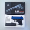 Galaxy G1A Full Metal BB Gun with Silencer in blue
