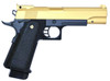 Galaxy G6 Full Metal Spring Pistols in gold/black