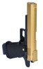 Galaxy G6 Full Metal Spring Pistols in gold/black
