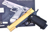Galaxy G6 Full Metal Spring Pistols in gold/black with box