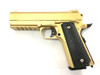 Galaxy G25 K Warrior Full Scale Metal pistol With Rail Gold