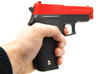 Galaxy G26A P226 Full Metal Pistol with Silencer & Laser in Red