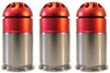 Nuprol 40mm Gas Grenade 72 Round in Red - 3 pack