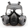 WoSport Air Filtration Gas Mask with Twin Fans (Black)