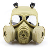 WoSport Air Filtration Gas Mask with Twin Fans (Black)