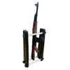 Wosport Small 10" Inch Airsoft Gun Rack System (Black)