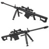 Mini Barrett M82A1 Metal Die Cast Replica 3:1 scale in Black 
