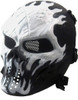 Ghost Skull Full Face Airsoft Mask in White (MA-99-WH)