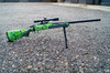 Cyma ZM51 sniper rifle with scope and bipod in Green Camo