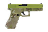 Raven EU17 Hydro Series GBB Pistol Camo Frame & Green Slide