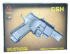 Galaxy G6H M1911 Full Metal Pistol with Holster in Radioactive Green