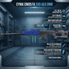 CYMA CM057A Metal SVD AEG DMR Sniper Rifle in Blue
