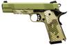 Raven M1911 GBB Airsoft Pistol Camo Frame with Green Slide (RGP-02-11)