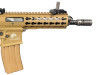 EMG / Knights Armament Airsoft PDW M2 Compact Gas Blowback Rifle in Desert Tan