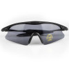 WoSport 7.0 Safety Glasses Black Frame With Black Lens