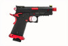 Vorsk CS Hi Capa Vengeance Compact GBB  Pistol in Red & Black