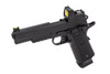 Raven Hi-Capa R14 Gas Pistol inc Rails & BDS Sight in Black