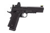 Raven Hi-Capa R14 Gas Pistol inc Rails & BDS Sight in Black