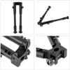 Well Metal Bi Pod 8"-10" Picatinny/Weaver Fitting Adjustable Hight Well Metal Bi Pod 8"-10" Picatinny/Weaver Fitting Adjustable Hight