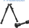 Well Metal Bi Pod 8"-10" Picatinny/Weaver Fitting Adjustable Hight Well Metal Bi Pod 8"-10" Picatinny/Weaver Fitting Adjustable Hight