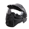 Battle Grey Airsoft Full Face Mask with Plastic Lens
