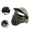 Battle Grey Airsoft Full Face Mask with Plastic Lens